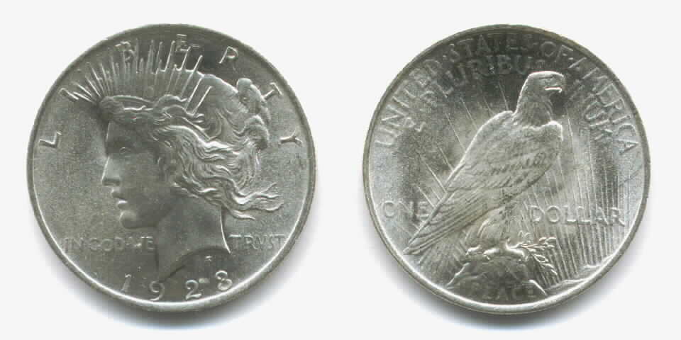1923 Peace Silver Dollar