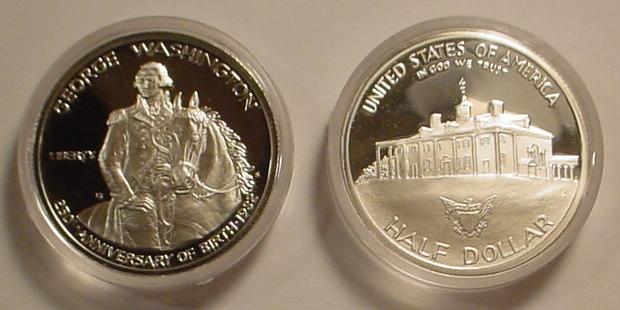 1982 George Washington Proof Silver Half Dollar