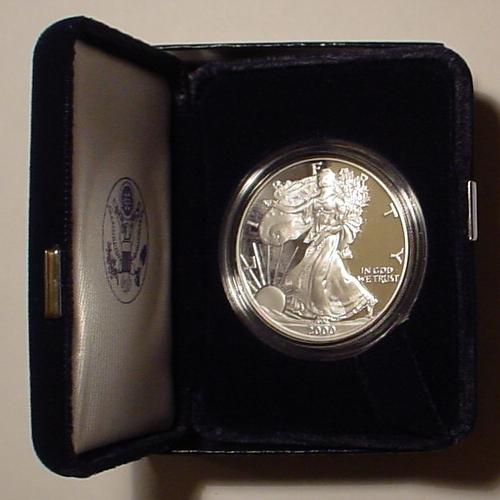 2000 Proof Silver Eagle