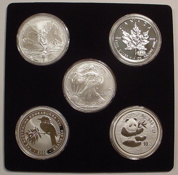 2000 World Silver Dollar Coin Set