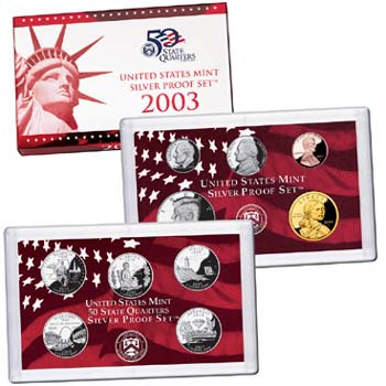 2003 United States Mint Silver Proof Set