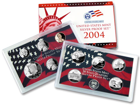 2004 United States Mint Silver Proof Set