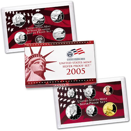 2005 United States Mint Silver Proof Set