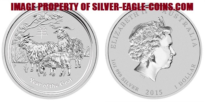 2015 Australian Lunar Silver Goat