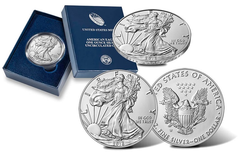 2016-W Burnished Silver Eagle