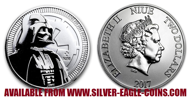 2017 Darth Vader Silver Coin