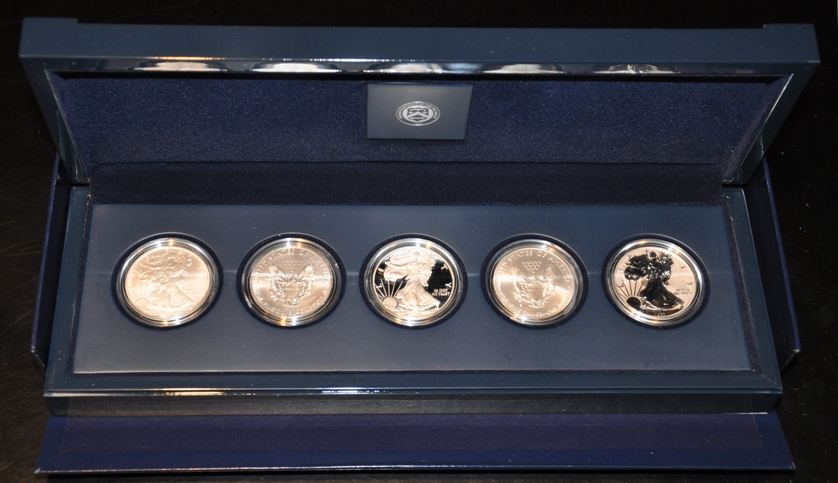 2011 American Eagle 25th Anniversary Silver Coin Set