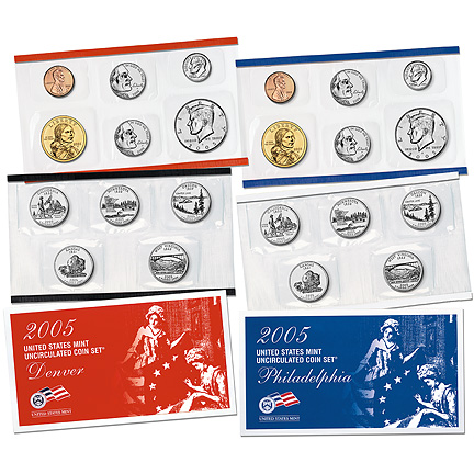 2005 United States Uncirculated 22-coin Mint Set