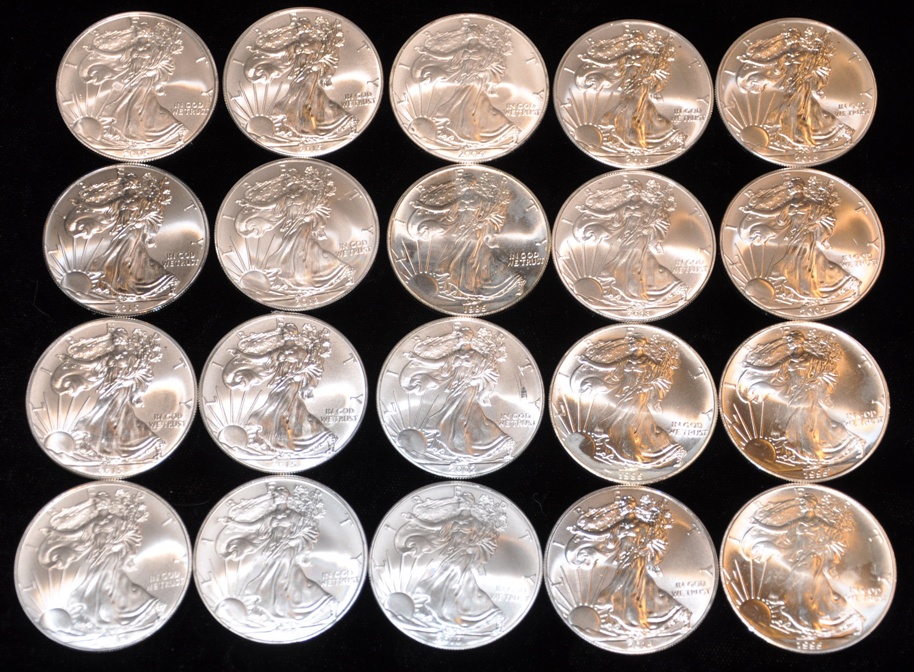 Random Date Silver Eagles