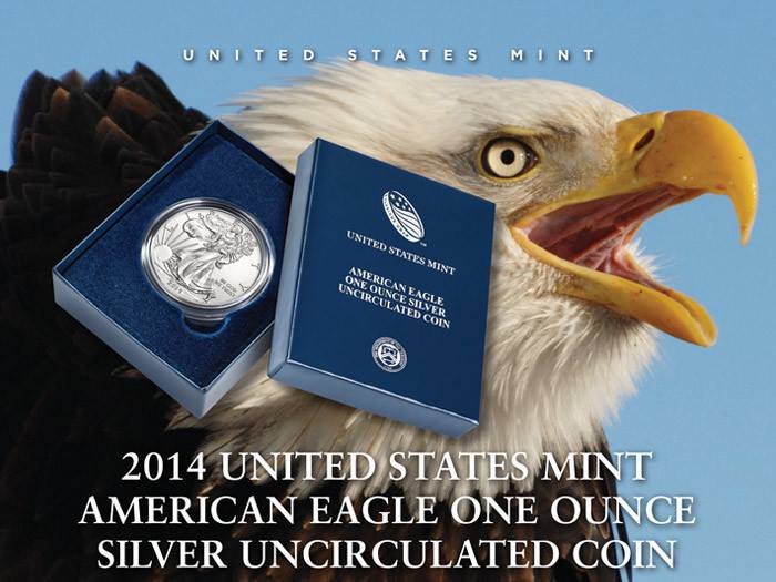 2014-W Burnished Silver Eagle