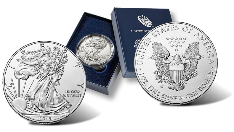 2015-W Burnished Silver Eagle