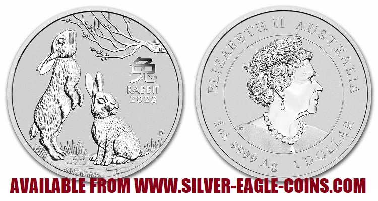 2023 Australian Lunar Silver Rabbit