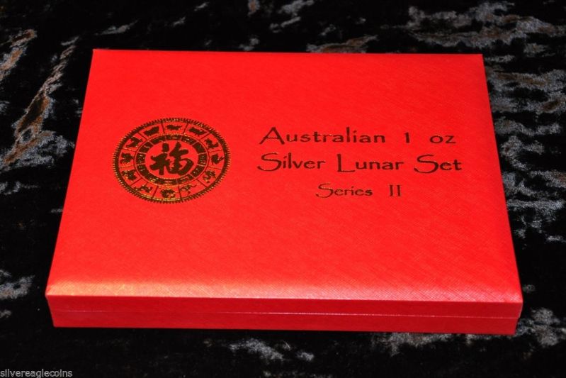 Australia Silver Lunar Series 2 Presentation Box
