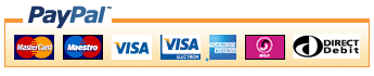 Pay us securely with any major credit card through PayPal!